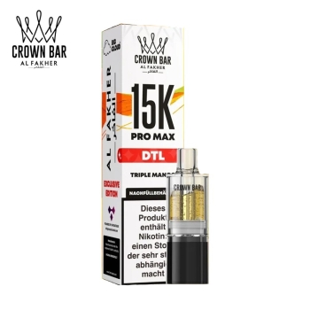 Al Fakher 15K Pro Max - Triple Mango - Pods 6mg DTL